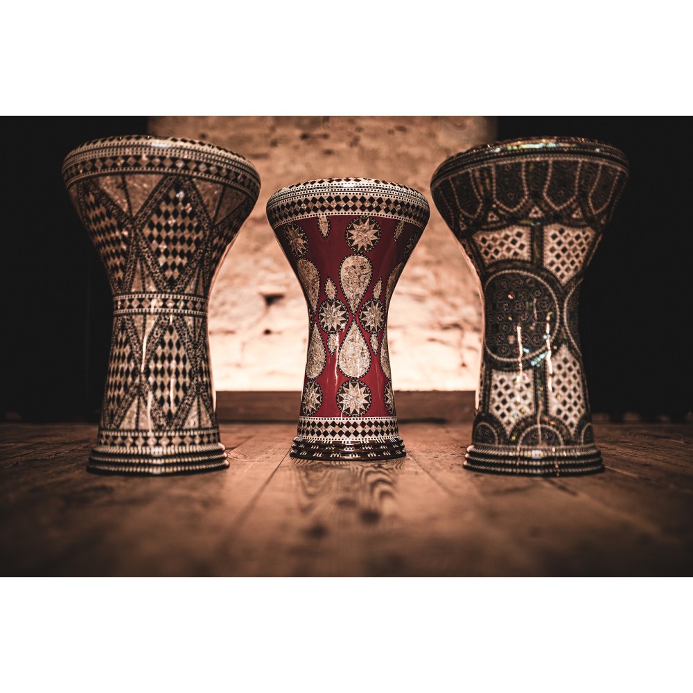 Думбек MEINL AEED1 Artisan Edition White Pearl Mosaic Royale Doumbek